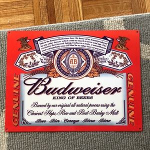 Busweiser Metal Wall Art